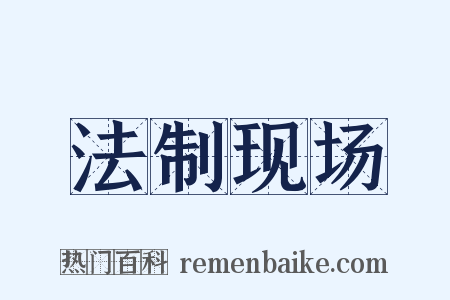 法制现场是什么意思的图片